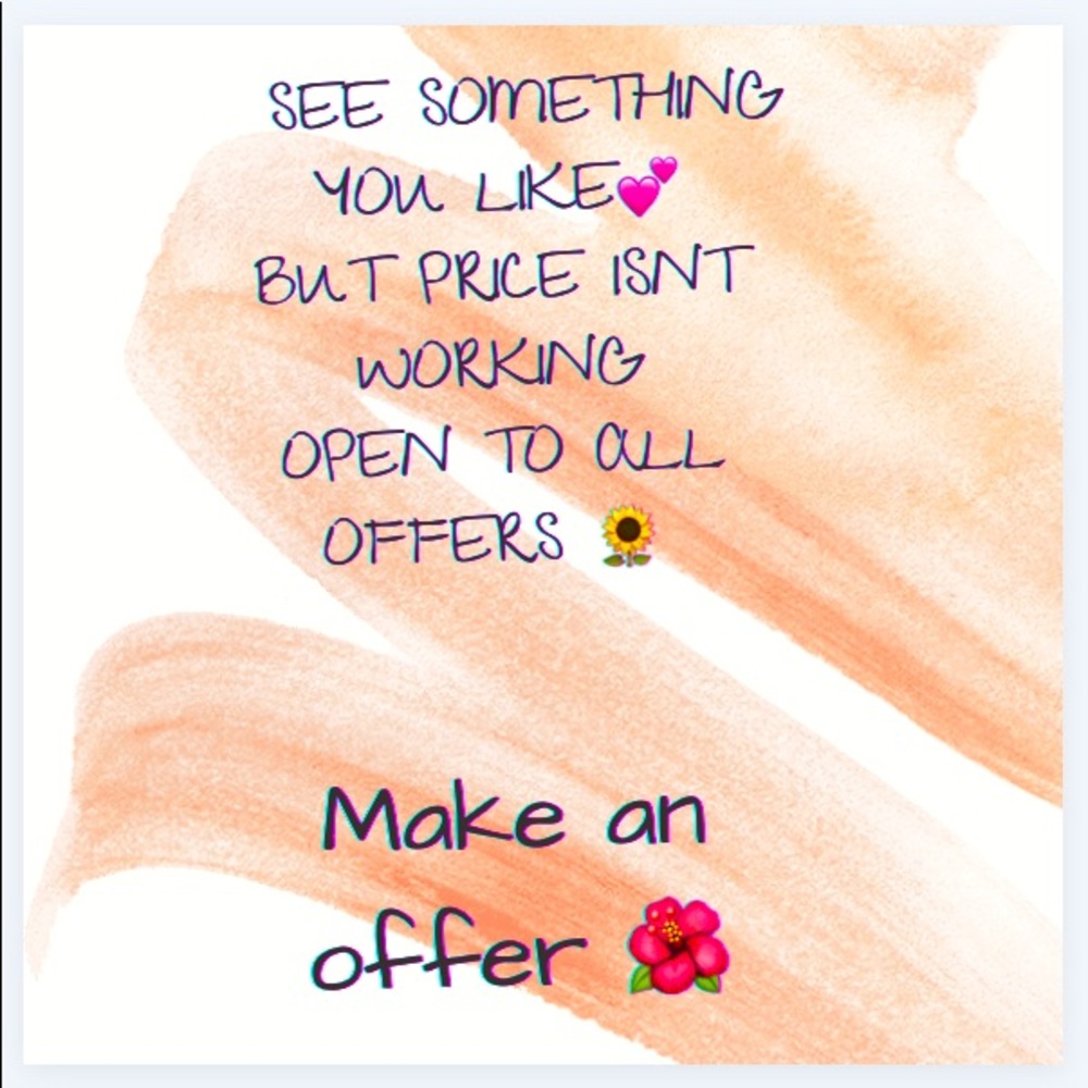 All offers considered